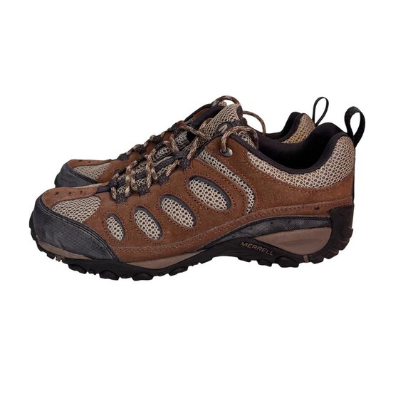 Merrell Men’s 9 Faraday Hiking Shoes Stone/Ebony Trail Outdoor Rugged Gorpcore - Picture 5 of 9